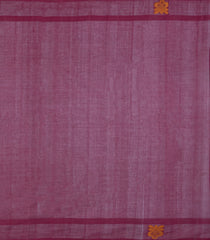Rust Woven Rasipuram Cotton Sari With Buttas-RA2606