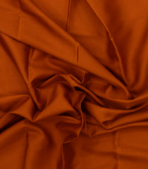 Rust Woven Mysore Silk Saree With Contrast Border-MS3719