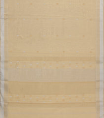 Taupe Handloom Maheswari Silk Cotton Saree With Buttas-SC4119