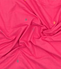 Pink Handloom Bengal Cotton Saree With Buttas-BGG1950