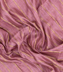 Dusty Pink Printed Art Dola Silk Saree With Stripes & Printed Pallu-BL5758