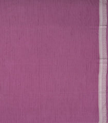 Dusty Pink Woven Art Dupion Saree With Floral Zari Motifs-BL5976