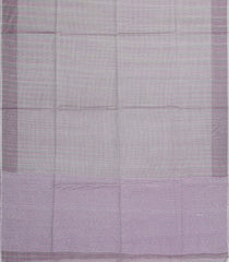 Lavender Woven Tussar Silk Saree With Checks-TU3326
