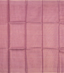 Dusty Pink Woven Tussar Tissue Silk Saree With Checks-TU3445