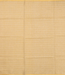Sandal Woven Linen Saree With Checks & Contrast Selvage-LI0699