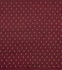 Mustard Woven Blended Viscose With Zari Checks & Buttas-BL5554