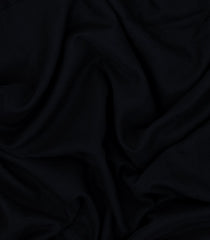Black Handwoven Bengal Cotton Saree With Crimson Border-BG1485