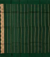 Mustard Handloom Banarasi Silk Saree With Floral Buttas-BE1453