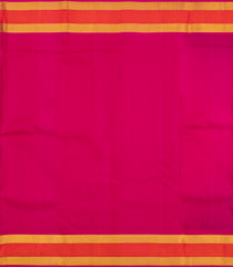 Magenta Handloom Kanchipuram Silk Saree With Stripes & Buttas-KA13925