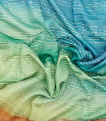 Multi Colour Printed Tussar Silk Saree With Abstract Motifs-TU3613
