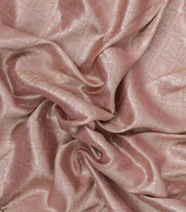 Baby Pink Woven Synthetic Blended Saree With Embroidered Border-EN2005