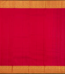 Purple Handloom Korvai Kanchipuram Silk Saree With Buttas-KA15463