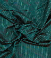 Sea Green Handloom Silk Cotton Saree With Checks-SC4295