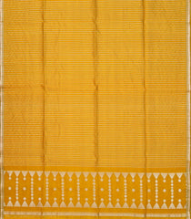 Mustard Handloom Organza Soft Silk Saree With Stripes-SO4147