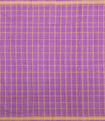Bubblegum Pink Woven Kadappa Cotton Saree With Checks-KN0735
