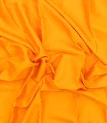 Mango Yellow Woven Mysore Silk Saree With Contrast Zari Border-MS3583