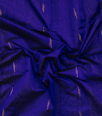 Purple Handloom Silk Cotton Saree With Buttas Contrast Border-SC4695