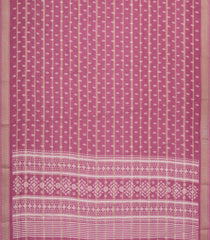 Dusty Pink Printed Synthetics Dola Saree Zari Stripes-BL5288
