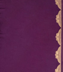 Lilac Woven Synthetic Dola Silk Saree With Floral Motifs-BL4860