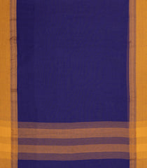 Violet Woven Bengal Cotton Saree With Contrast Border-BG1745