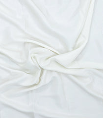 White Woven Mysore Silk Saree With Contrast Border-MS3754