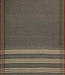 Grey Woven Chirala Cotton Saree With Contrast Border-CR1407
