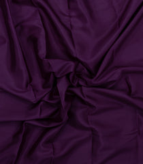 Dark Burgundy Woven Mysore Silk Saree With Contrast Zari Border-MS3837