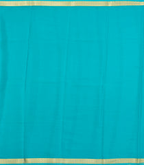 Blue Woven Mysore Silk Saree With Contrast Border-MS3701