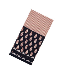 Cream Printed Jaipur Cotton Saree With Floral Motifs-JC1727