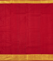 Green Handloom Korvai Kanchipuram Silk Saree With Zari Buttas-KA16720