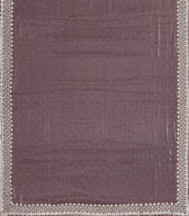 Lilac Woven Blended Satin Saree With Embroidered Mirror Work-EN1863