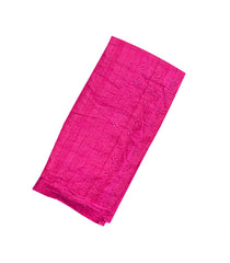 Hot Pink Handloom Bandhej Tussar Silk Saree With Tie & Dye Motifs-TU3030