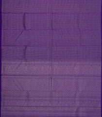 Violet Handloom Soft Silk Saree With Zari Checks-SO4665