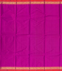 Purple Handloom Kanchipuram Silk Saree With Contrast Border-KA12646