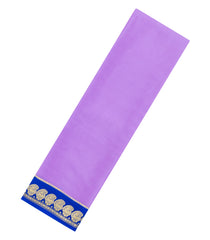 Lavender Woven Mysore Silk Saree With Contrast Border-MS3646