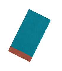 Cyan Woven Bengal Cotton Saree With Contrast border-BG1770