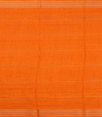 Orange Printed Synthetics Dola With Zari Stripes -BL5244
