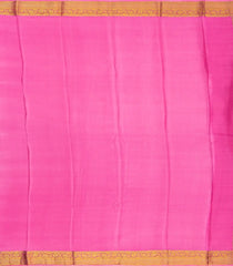 Pink Mysore Crepe Silk Saree With Diagonal Stripes