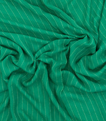 Aquamarine Woven Mysore Silk Saree With Zari Stripes-MS3398