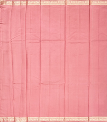 Dusty Peach Woven Dupion Silk Saree With Floral Buttas-DS0507