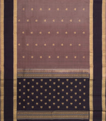 Brown Handloom Soft Silk Saree With Zari Buttas-SO4713