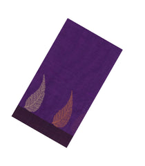 Cyan Handloom Village Cotton Saree With Buttas-VC1656