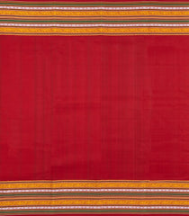 Yellow Handloom Korvai Kanchipuram Silk Saree With Checks-KA15125