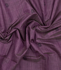 Lilac Printed Synthetic Dupion Saree With Floral Motifs-BL6036