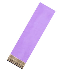 Lavender Woven Mysore Silk Saree With Contrast Border-MS3752