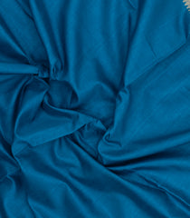 Sky Blue Woven Art Dupion Saree With Meena Floral Border-BL5953