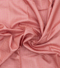 Peach Printed Synthetic Tussar Silk Saree With Checks-BL6066