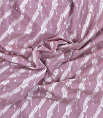 Dusty Pink Woven Art Linen Saree With Floral Motifs-BL5661