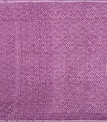 Pink Printed Chanderi Cotton Saree With Zari Border-CC1633