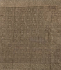 Chestnut Pink Woven Blended Linen Saree With Printed Floral Motifs-BL4842